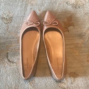 Banana Republic Factory Dark Nude Shoes with Bow